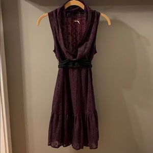 FP plunge crochet dress